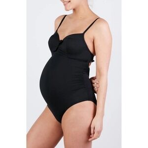 Cache Coeur [ Maternity 38 G/H] Monaco One Piece Swimsuit in‎ Black